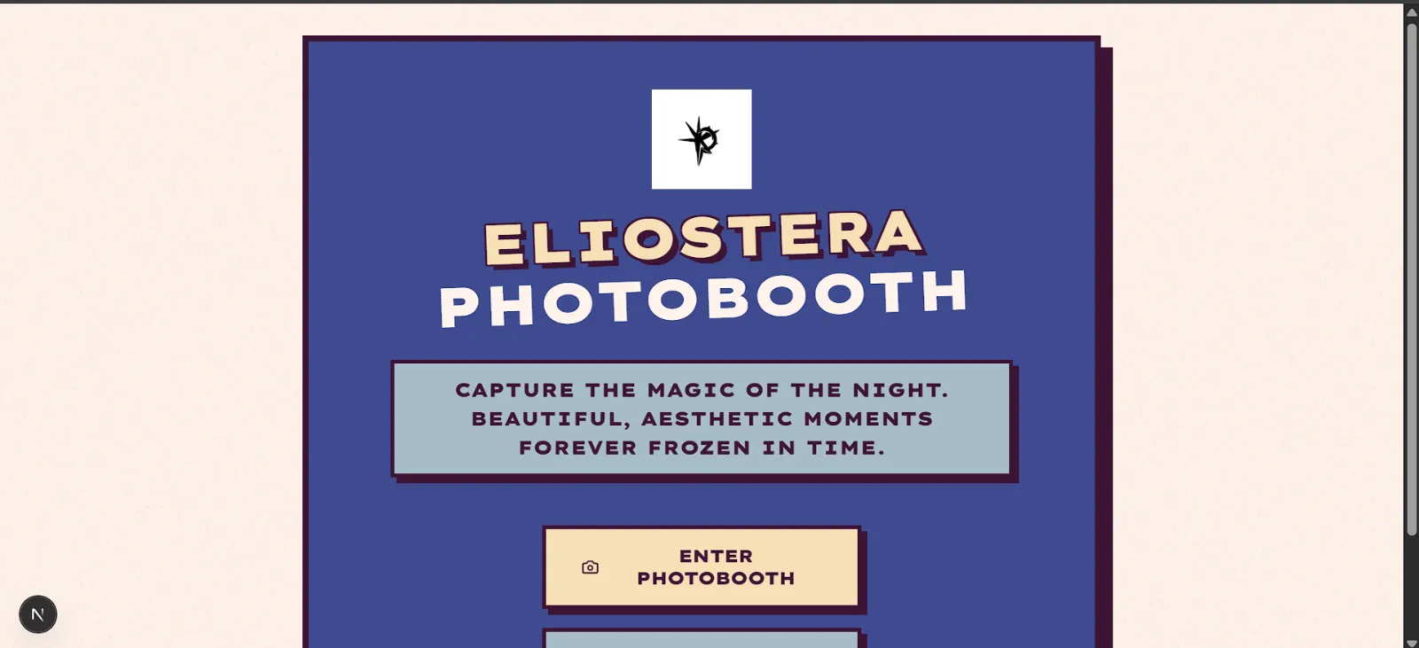 Photobooth Eliosterra